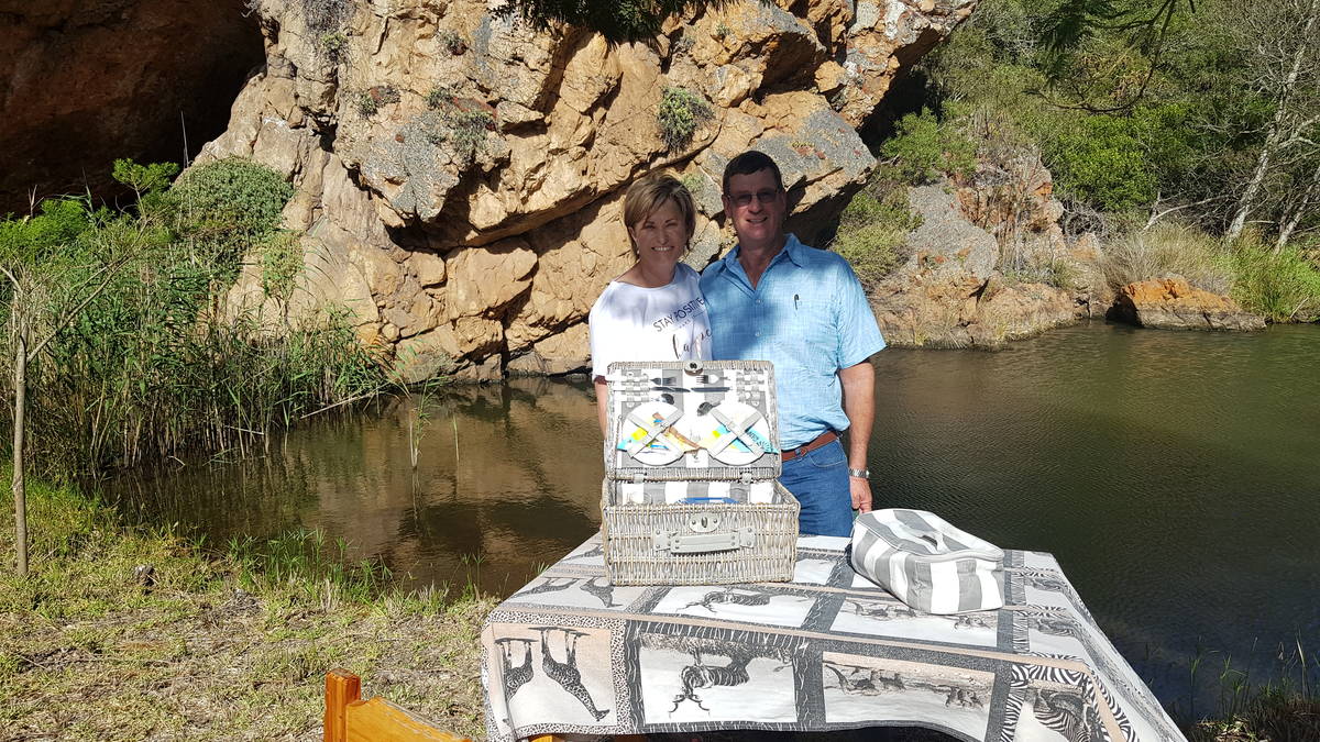 Unique Canyon Helicopter Picnic